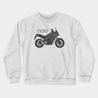 Ride cb500x black bw Crewneck Sweatshirt
